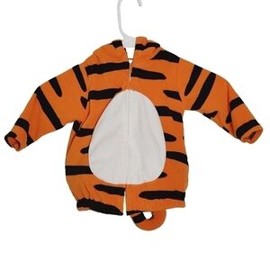 BK01 * Carter's Tiger Hoodie Costume Orange/Black Size 12M